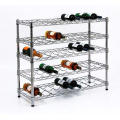 Adjustable 5 Tiers Steel Wine Bottle Display Rack (WR903590A5C)